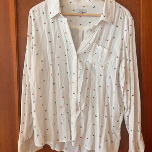 Rails Kate Silk Butterfly Blouse